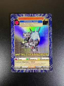 Digimon Metaltyrannomon BO-145S Card 2000 Digi-Battle Series 3 Bandai Holo Nm/M - Image 1