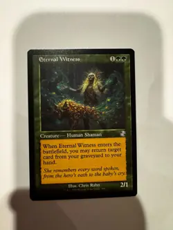 Eternal Witness Time Spiral Remastered Regular NM Magic the Gathering - Image 1
