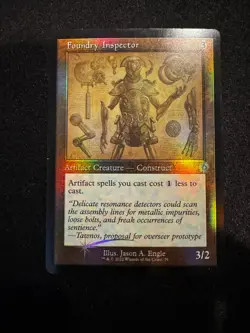 Foundry Inspector (Schematic) BRR Retro Frame Artifacts Foil - Image 1