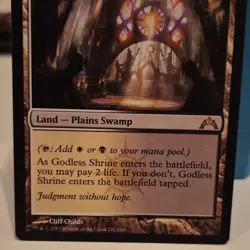Godless Shrine Gatecrash Wizards MTG Land Rare 242/249 English - Image 1