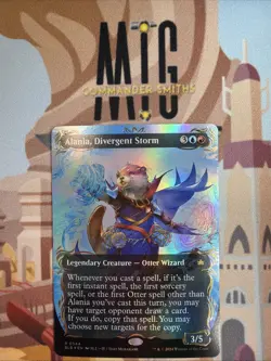 Alania Divergent Storm ✨ Borderless RAISED FOIL ✨ MTG NM Bloomburrow (0344) - Image 1