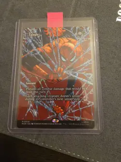 Spiderman Tangle Mythictg Magic The Gathering Full Art English Mint - Image 1