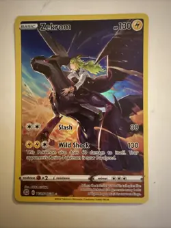 Pokemon TCG Zekrom TG05/TG30 SWSH09 Brilliant Stars Trainer Gallery Holo - Image 1