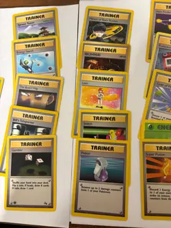 pokemon cards 90s trainer and energy cards - Image 2