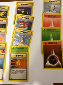 pokemon cards 90s trainer and energy cards - Image 3