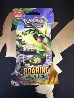Pokemon Roaring Skies Booster Pack 10 Cards English Rayquaza - Image 1