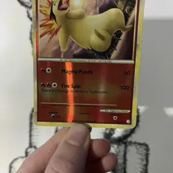Pokemon TCG Typhlosion 32/123 HeartGold SoulSilver (HS) Reverse Holo Rare - Image 4