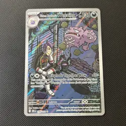 Pokemon Team Rocket's Weezing 199/182 Sv10 Destined Rivals illustration rare NM - Image 1