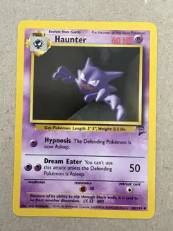 Pokemon - Base Set 2 - Haunter 043/130 - Uncommon LP/NM - Image 1
