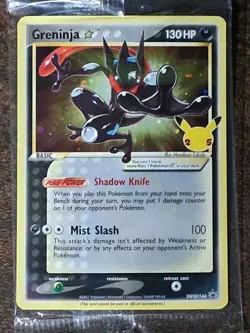 Pokemon - Greninja SWSH144 - Black Star Promo Holo 2021 - Sealed - Image 1