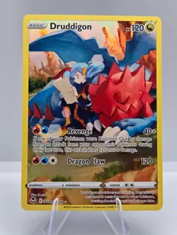 Druddigon TG09/TG30 Holo Silver Tempest Trainer Gallery Pokemon NM - Image 1