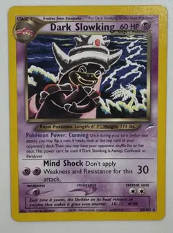 Pokemon TCG Neo Destiny Dark Slowking 20/105 Rare 🔥 - Image 3
