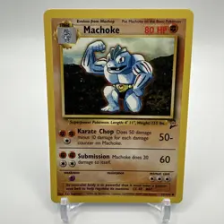 Machoke 49/130 Pokemon 2000 Original Base Set 2 Regular Unlimited Uncommon NM - Image 1
