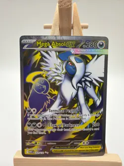 NM Mega Absol ex Ultra Rare 161/132 Mega Evolution(MEG) Pokemon TCG P17 - Image 1