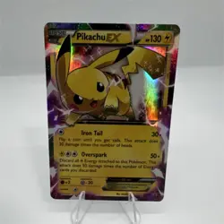 Pokemon TCG Pikachu EX Promo Holo Basic 130 HP XY84 XY The Pokemon Company - Image 1
