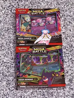 Pokemon TCG - Sealed Mega Battle Deck Gengar & Diancie ex Decks (2 Boxes Total) - Image 1