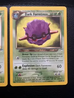 Pokemon TCG Light Slowbro Light Venomoth Dark Fortress Neo Destiny - Image 4
