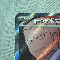 Pokemon Team Rocket'sMewtwo EX FullArt Ultra Rare Destined Rivals 213/182 MINT🔥 - Image 2