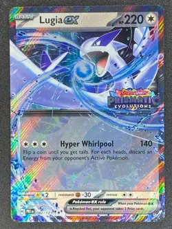 Pokemon Lugia ex Stamped 082/131 PRE Prismatic Evolutions NM - Image 1