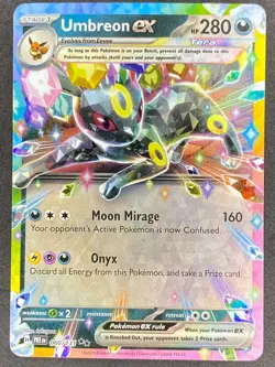 Pokemon Umbreon ex 060/131 PRE Prismatic Evolutions NM - Image 1
