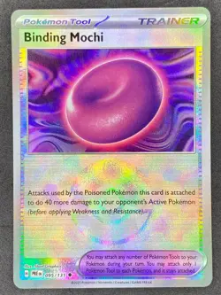 Pokemon Binding Mochi Poke Ball Reverse 095/131 PRE Prismatic Evolutions NM - Image 1
