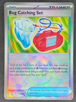 Pokemon Bug Catching Set Poke Ball Reverse 102/131 PRE Prismatic Evolutions NM - Image 1