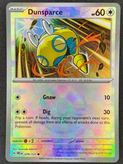 Pokemon Dunsparce Poke Ball Reverse 079/131 PRE Prismatic Evolutions NM - Image 1