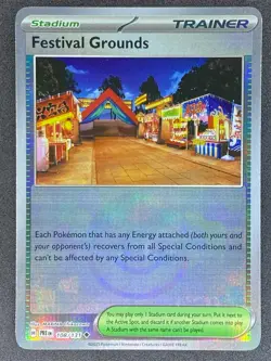 Pokemon Festival Grounds Poke Ball Reverse 108/131 PRE Prismatic Evolutions NM - Image 1
