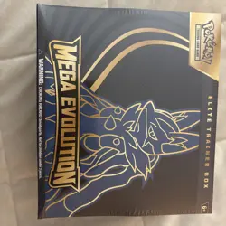 Sealed Pokemon TCG: Mega Evolution Elite Trainer Box (Lucario Edition) - Image 1