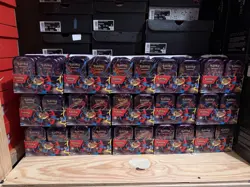 Pokemon MEGA HEROES Mini Tin Display (10 Tins) Factory Sealed - Image 1
