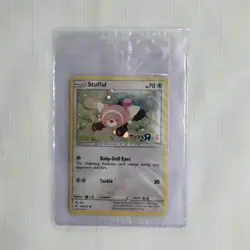 🔥 Pokemon TCG 🔥 Stufful 110/147 - Burning Shadows Toys R Us Sealed Promo Stamp - Image 3