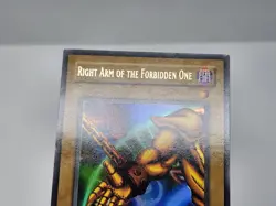 YuGiOh Right Arm of the Forbidden One LOB-122 1st Edition Glossy Ultra Rare LP - Image 2