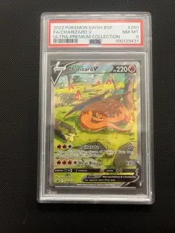 Pokemon TCG Charizard V SWSH260 : Sword & Shield Promo Card PSA 8 - Image 1