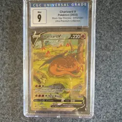 Pokemon TCG Charizard V SWSH260 Promo Holo CGC 9 Sword & Shield 2022 Graded Card - Image 1