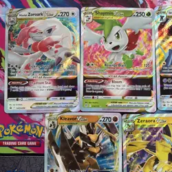 JUMBO Pokemon VSTAR 10 Card Lot - Leafeon, Glaceon, Darkrai, Shaymin And More - Image 2