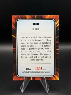 Wong 2025 Topps Chrome Marvel Comics #86 Trading Card FREE SHIPPING - Image 2