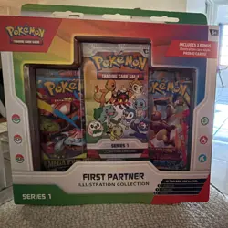Pokemon First Partner Illustration Collection Series 1 Promo Cards Box English - Image 1