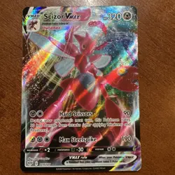 Scizor Vmax 119/189 Darkness Ablaze NM Full Art Ultra Rare Pokemon Card - Image 1