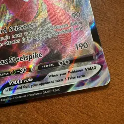 Scizor Vmax 119/189 Darkness Ablaze NM Full Art Ultra Rare Pokemon Card - Image 3