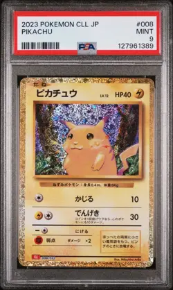 Pikachu PSA 9 Japanese Classic Deck 008 CLL Pokemon Card - Image 1