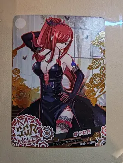 Card Erza Scarlet Sexy Fairy Tail Holo Oil Waifu Goddess SC03-SSR05 - Image 1