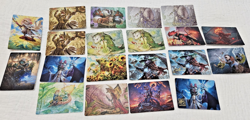 MTG Bloomburrow 20 Art Card Lot 4 Foil Signature 16 Non-Foil - Image 1