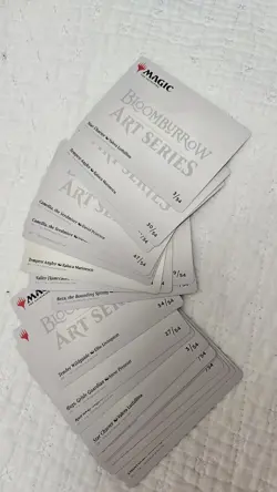 MTG Bloomburrow 20 Art Card Lot 4 Foil Signature 16 Non-Foil - Image 5