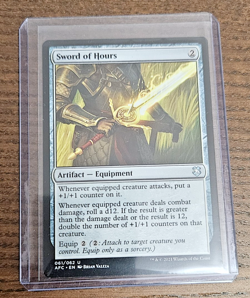 MTG PLAYING CARD Sword of Hours - Commander: Adventures in the Forgotten Realm - Image 1