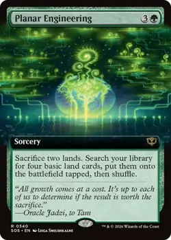 x1 Planar Engineering - Extended Art R MTG Secrets of Strixhaven M/NM, English - Image 1