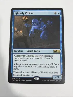 MTG Ghostly Pilferer Core Set 2021 052/274 Regular Rare - Image 1