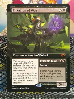Emeritus of Woe [SOS - 80] - NM TCG MTG - Image 1