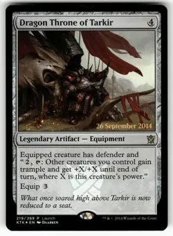 Dragon Throne of Tarkir 219 Launch Party & Release Event Promos MTG Foil NM - Image 1
