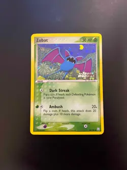 Zubat - 82/109 - Pokemon Ex Team Rocket Returns Reverse Holo NM - Image 1