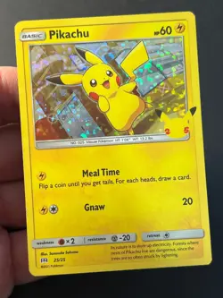 Pikachu 25/25 25th Anniversary McDonald's Holo Promo Pokemon Card Near Mint - - Image 3